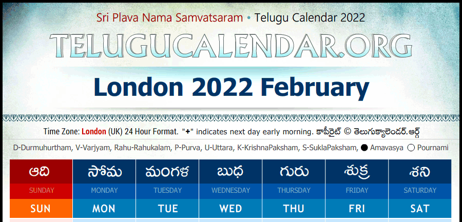 Telugu Calendar October 2022 London Telugu Calendar 2022 Festivals & Holidays