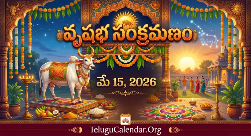 వృషభ సంక్రమణం 2026