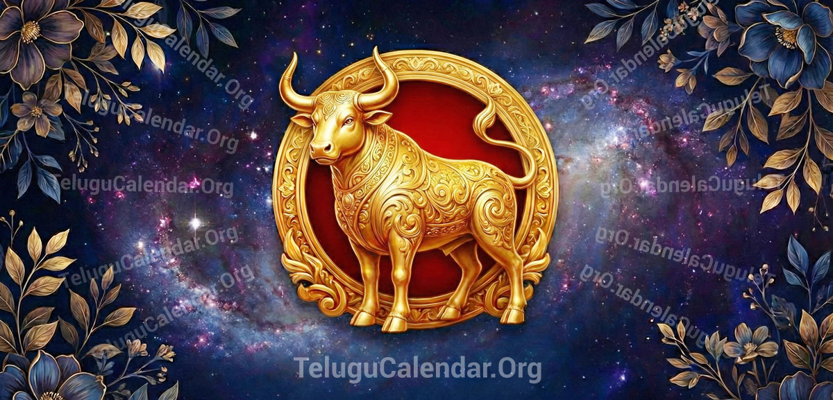 వృషభరాశి 2026-2027 Rasi Phalalu Banner