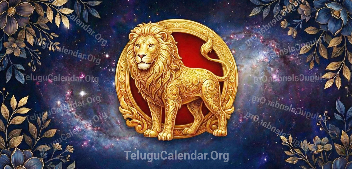 సింహరాశి 2026-2027 Rasi Phalalu Banner