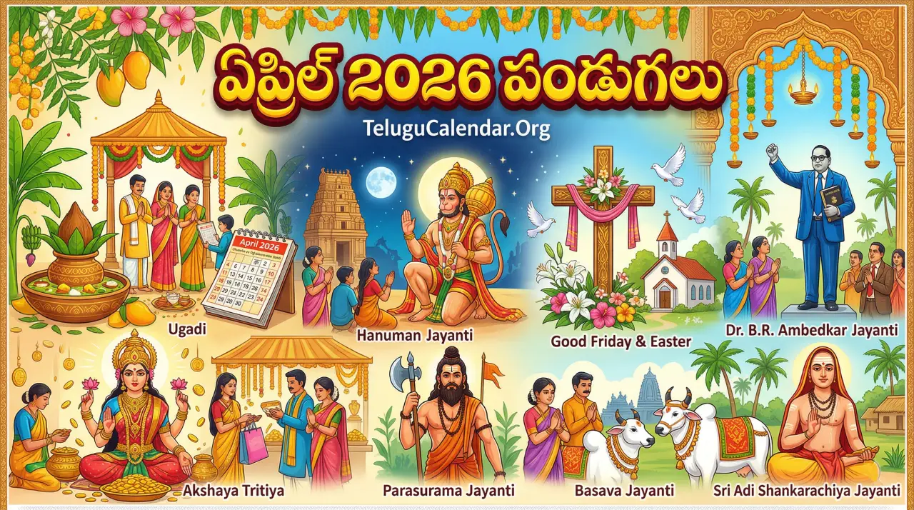 ఏప్రిల్ 2026 పండుగలు