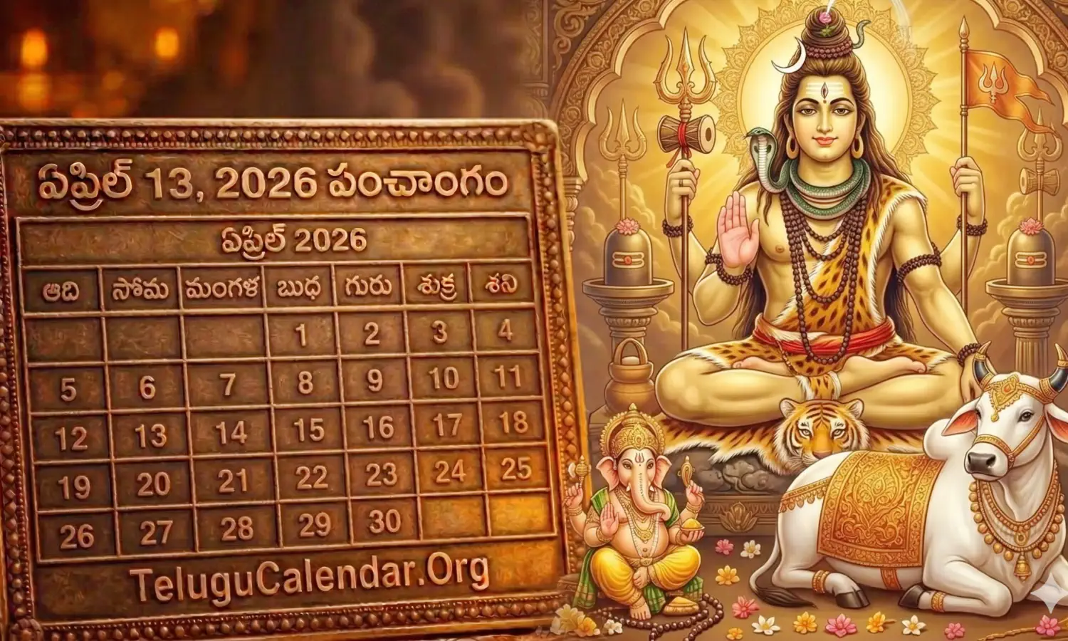 తెలుగు పంచాంగం ఏప్రిల్ 13, 2026