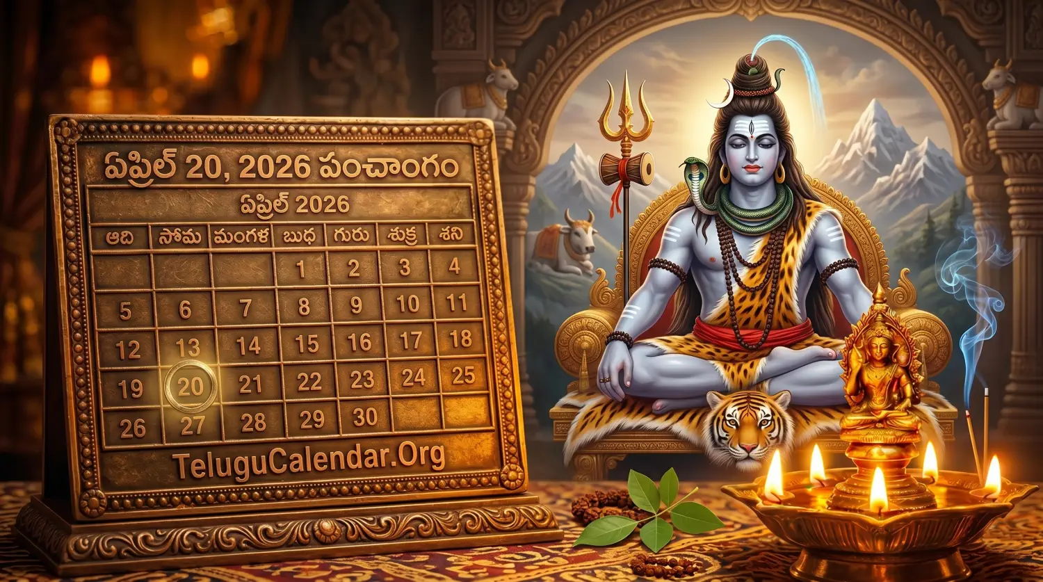 తెలుగు పంచాంగం ఏప్రిల్ 20, 2026