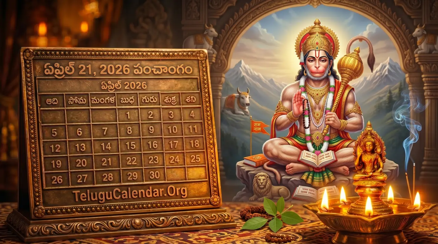 ఈ రోజు పంచాంగం ఏప్రిల్ 21, 2026