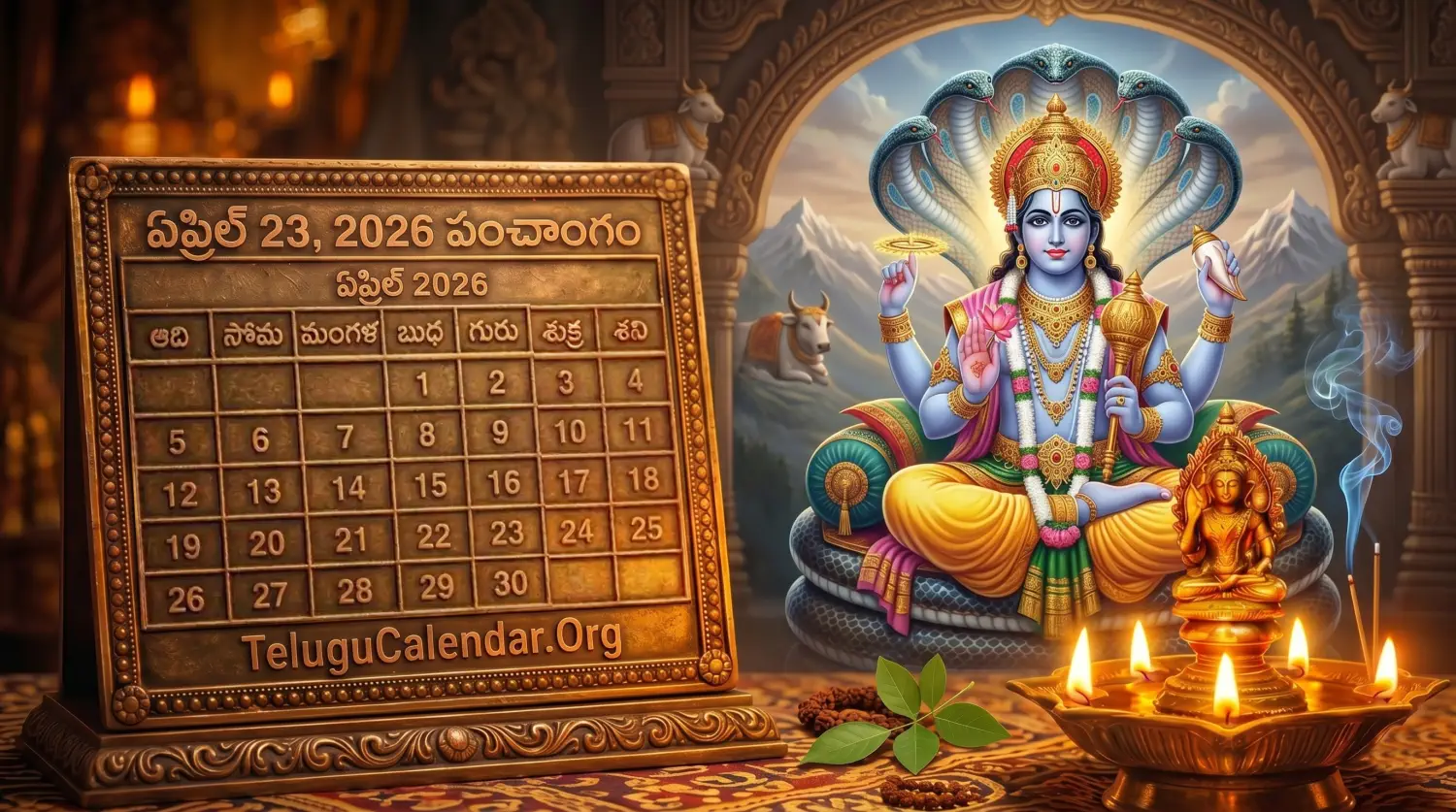 రేపటి పంచాంగం ఏప్రిల్ 23, 2026
