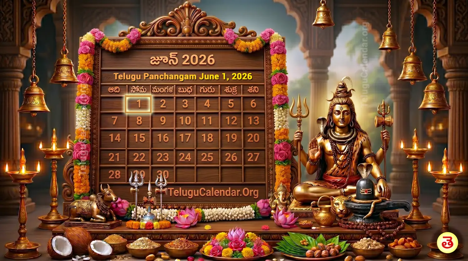 తెలుగు పంచాంగం జూన్ 1, 2026