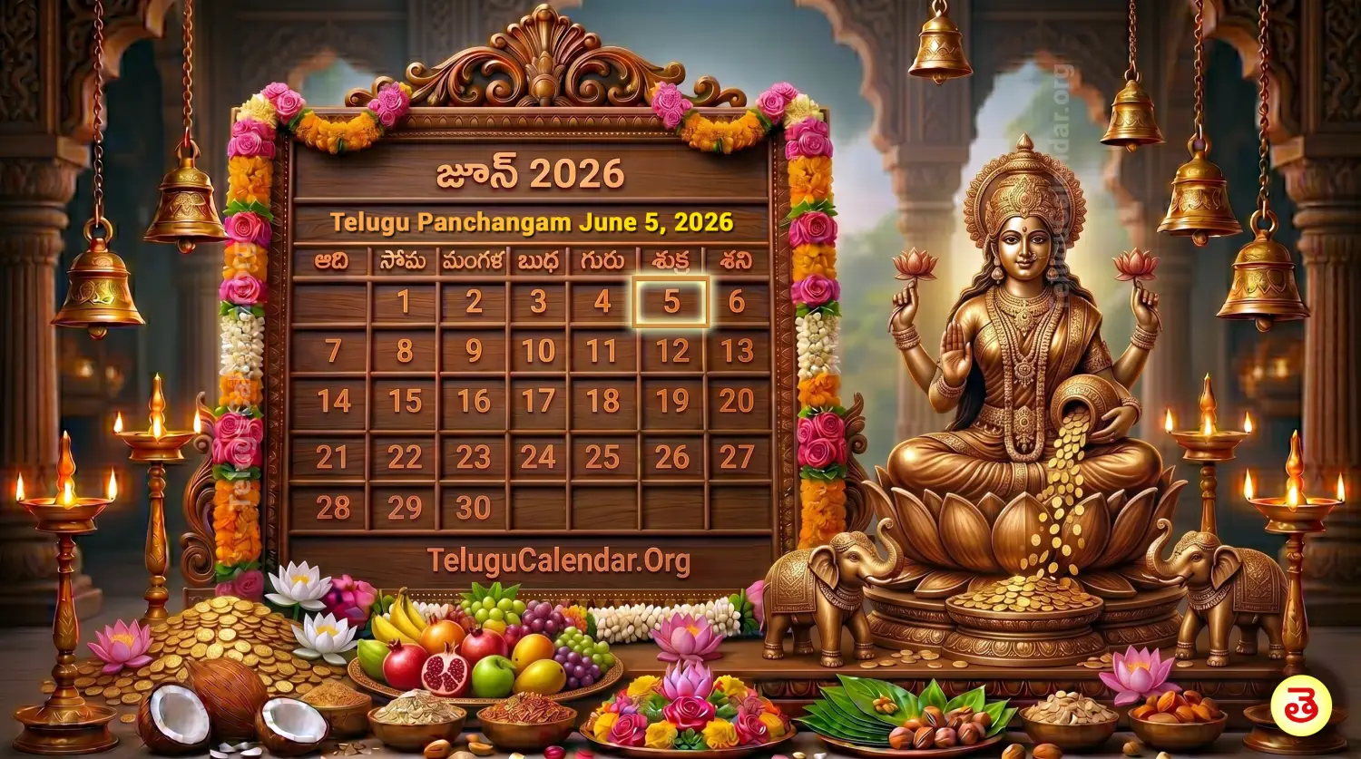 Telugu Panchangam June 5, 2026