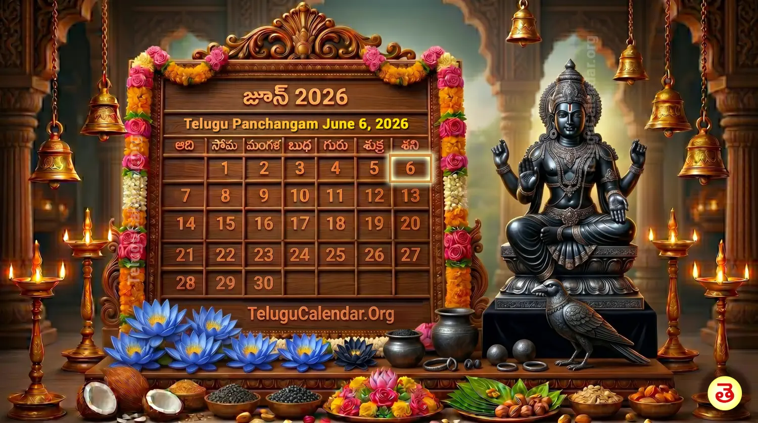 Telugu Panchangam June 6, 2026