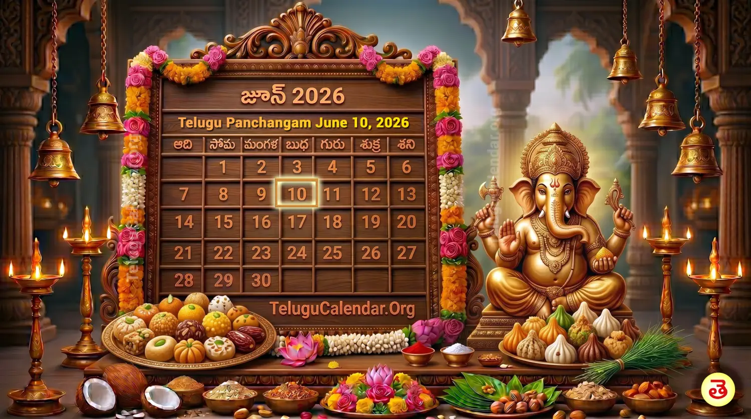 Telugu Panchangam June 10, 2026