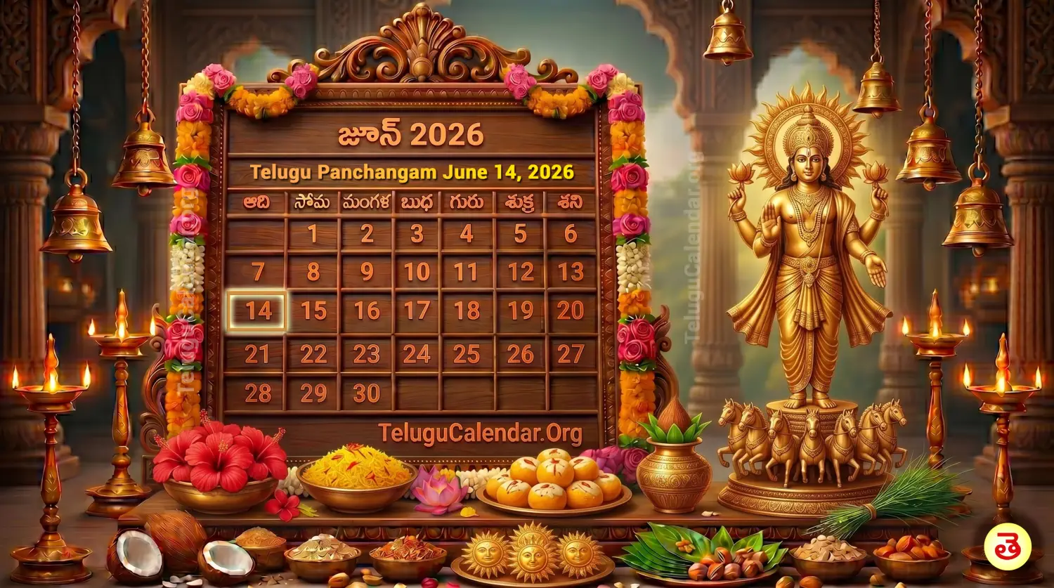 రేపటి పంచాంగం జూన్ 14, 2026