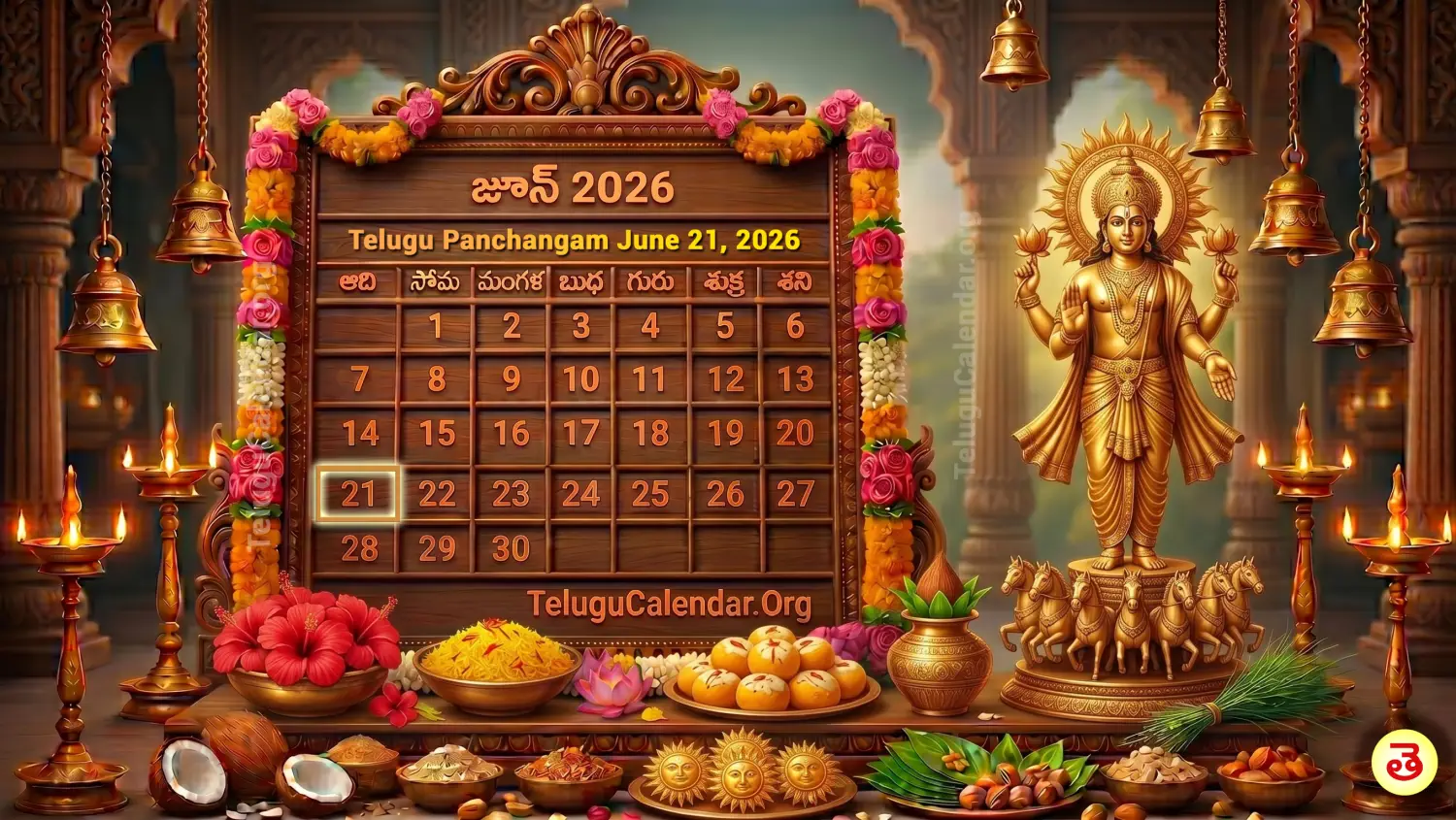 రేపటి పంచాంగం జూన్ 21, 2026