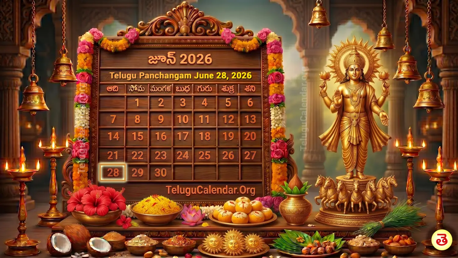 రేపటి పంచాంగం జూన్ 28, 2026