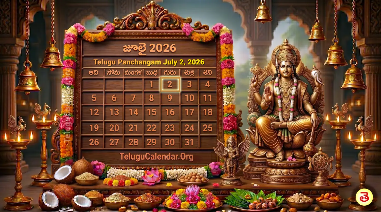 రేపటి పంచాంగం జూలై 2, 2026