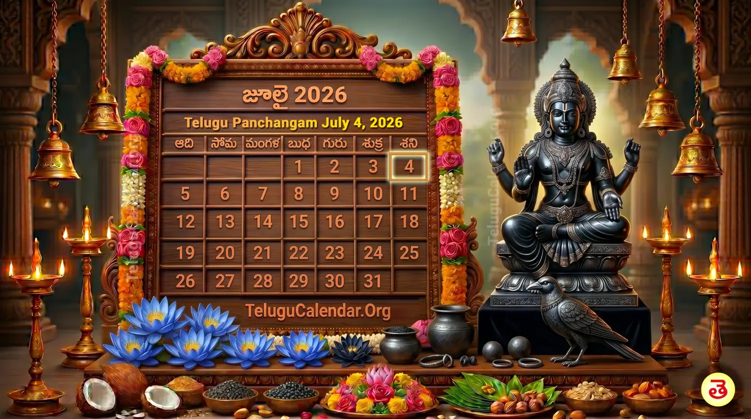 రేపటి పంచాంగం జూలై 4, 2026