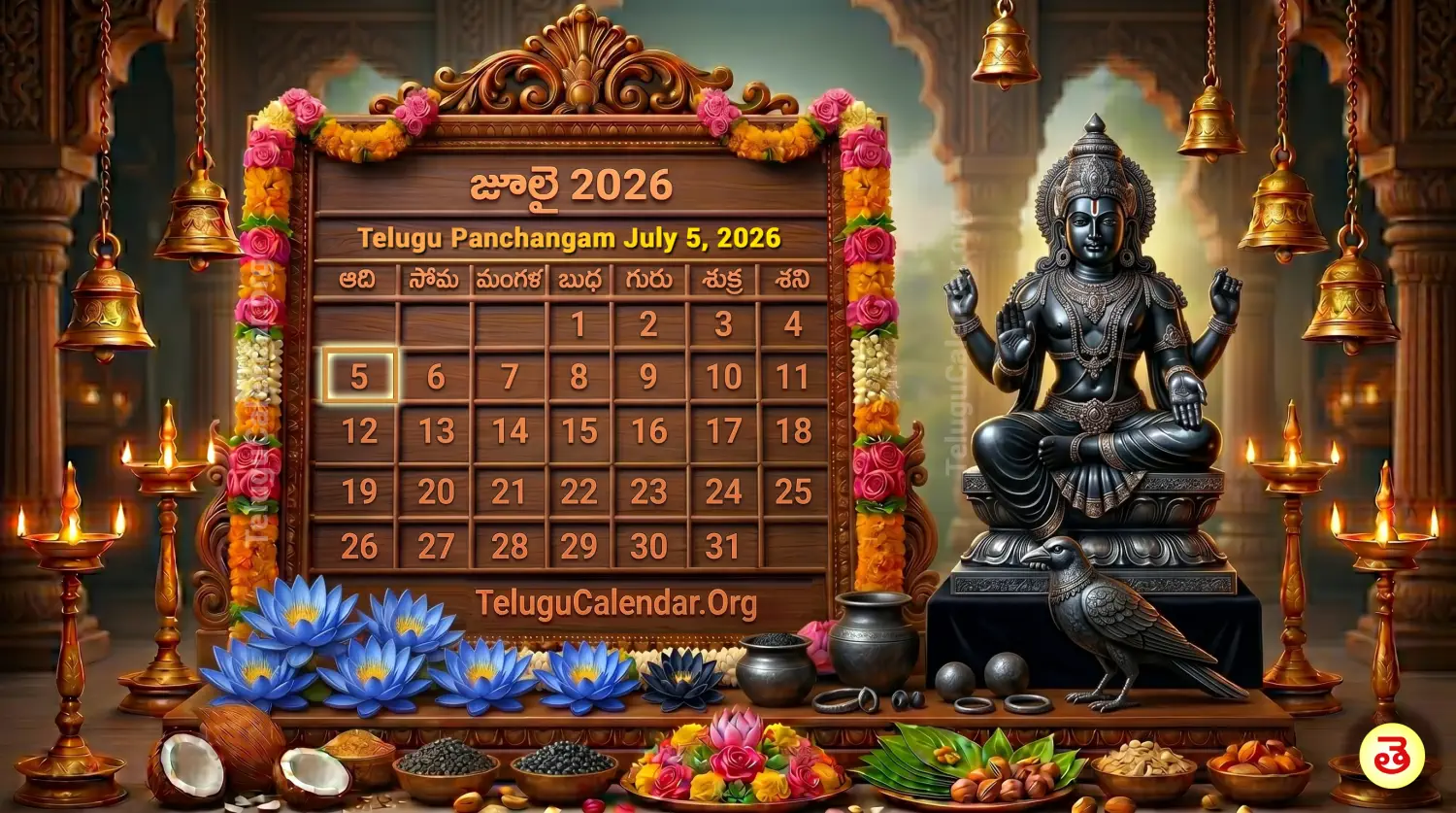 రేపటి పంచాంగం జూలై 5, 2026