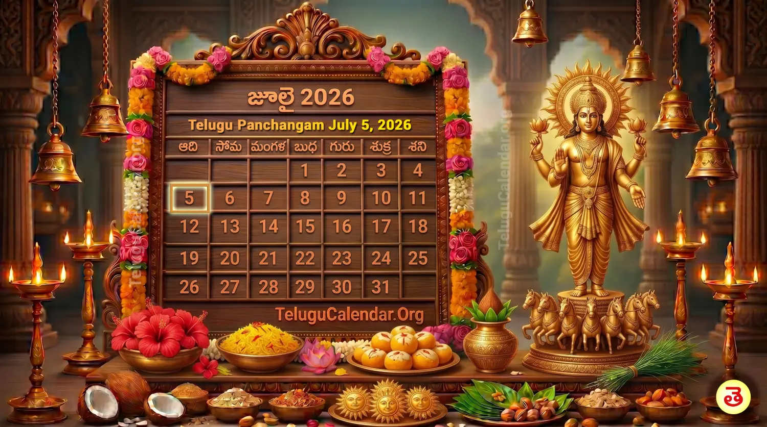 నేటి పంచాంగం జూలై 5, 2026