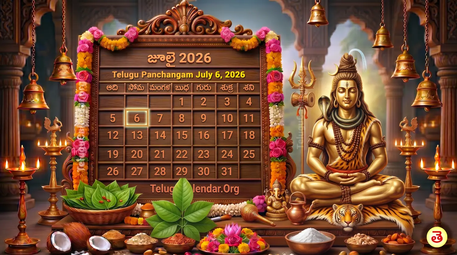 రేపటి పంచాంగం జూలై 6, 2026