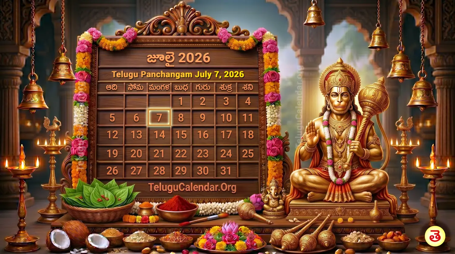 రేపటి పంచాంగం జూలై 7, 2026