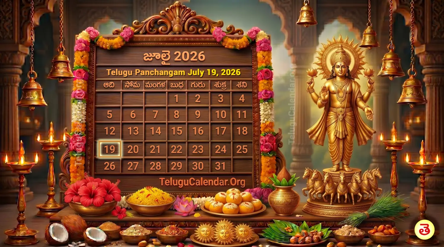 నేటి పంచాంగం జూలై 19, 2026