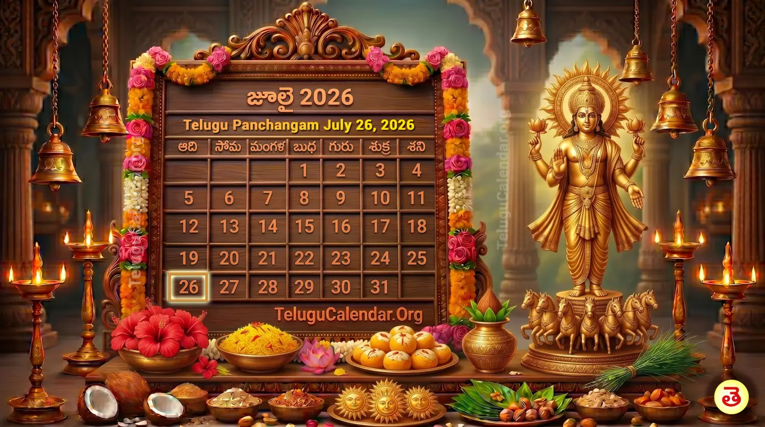 రేపటి పంచాంగం జూలై 26, 2026