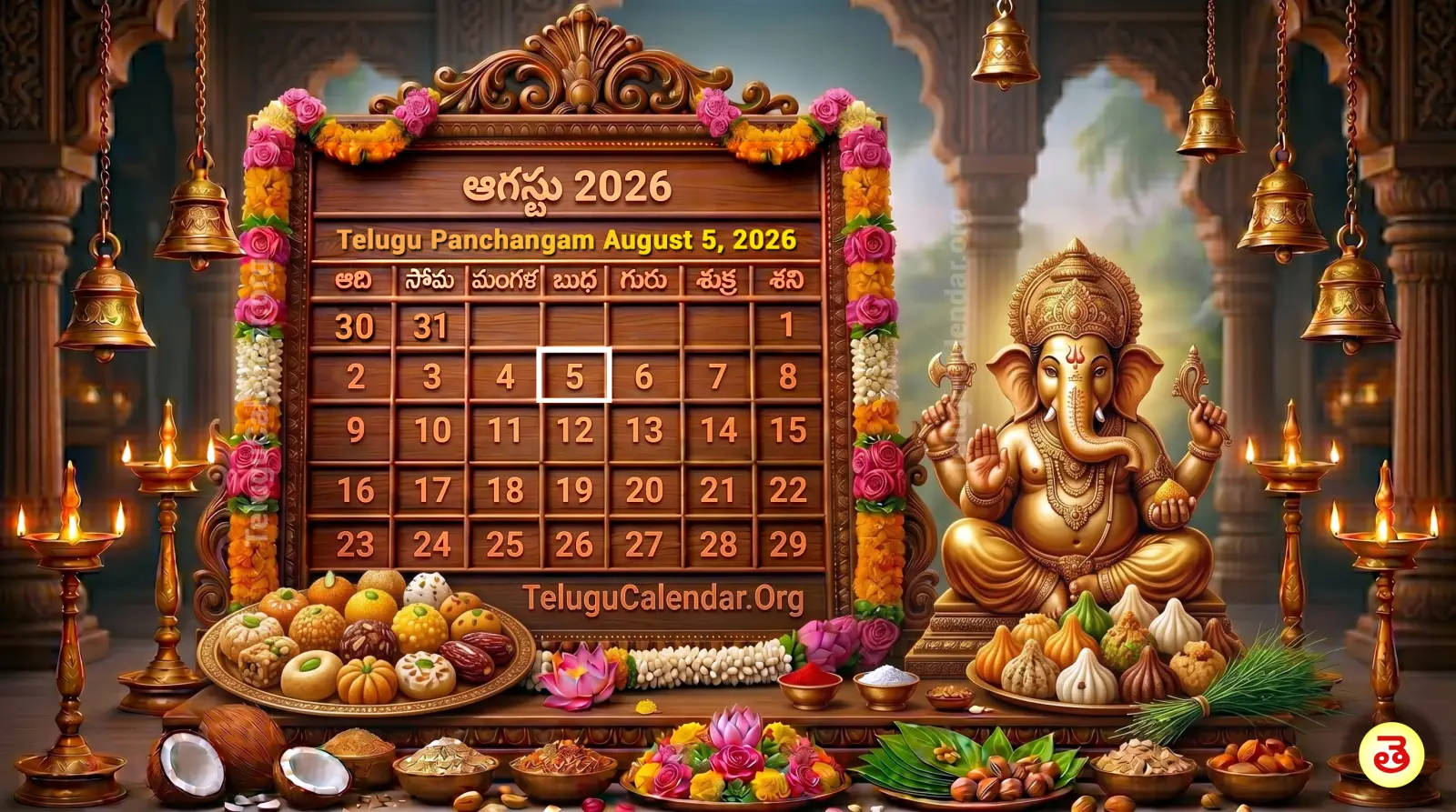 నేటి పంచాంగం ఆగష్టు 5, 2026