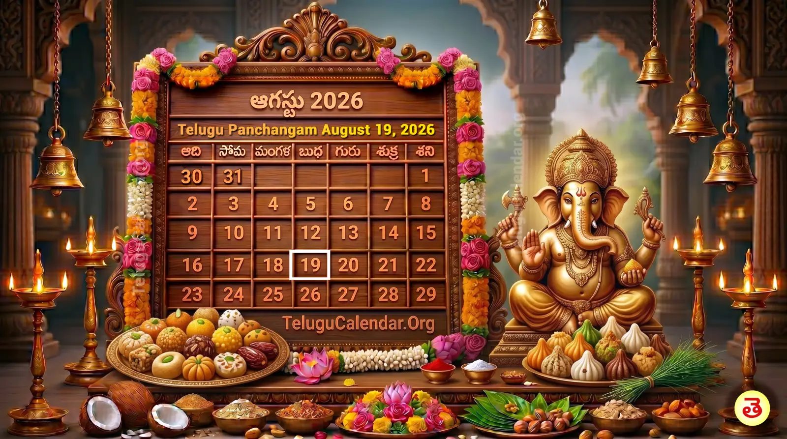 నేటి పంచాంగం ఆగష్టు 19, 2026