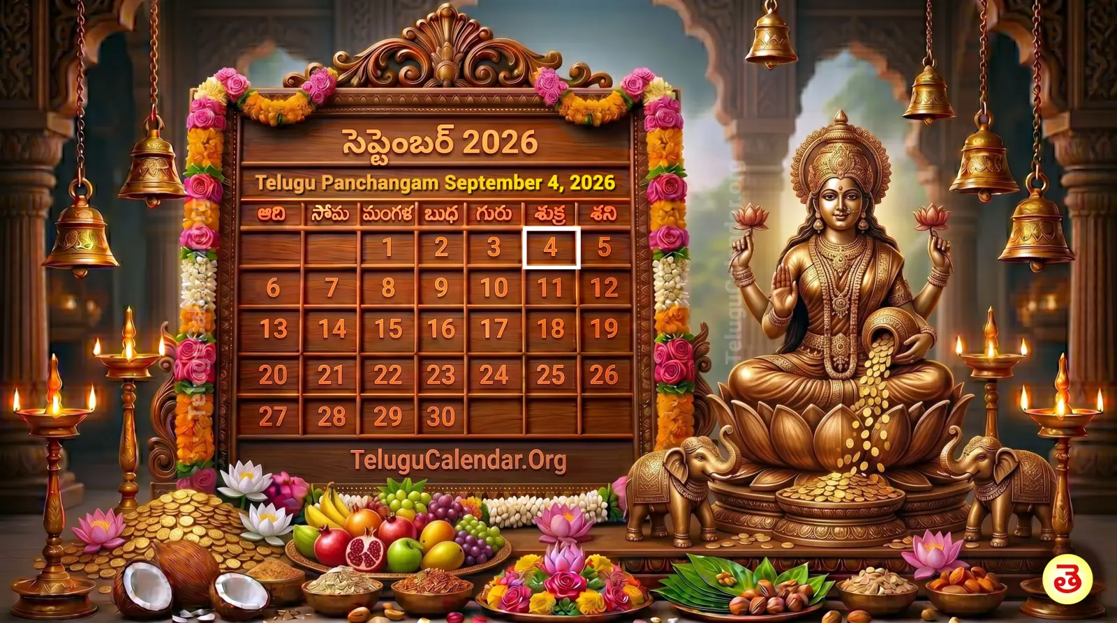 నేటి పంచాంగం సెప్టెంబర్ 4, 2026
